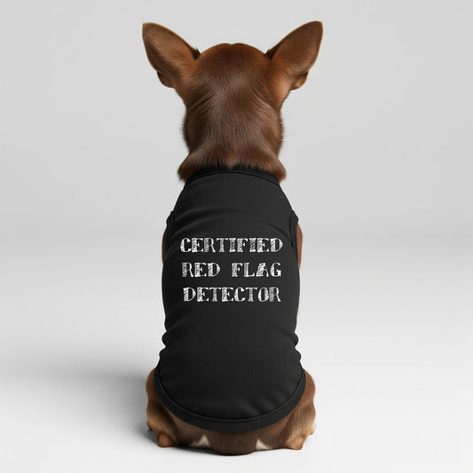 Certified Red Flag Detector [Dog T-Shirts]